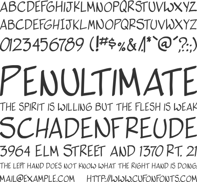 Vigilante Sidekick font preview