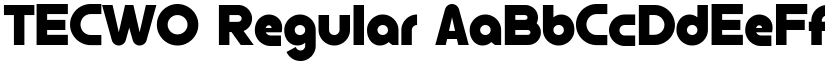 TECWO Regular font