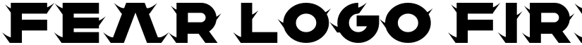 Fear Logo Fires Regular font