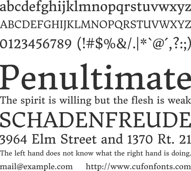 Donegal One font preview