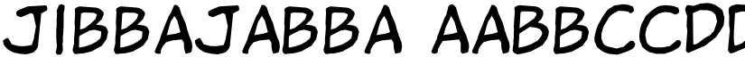 jibbajabba font