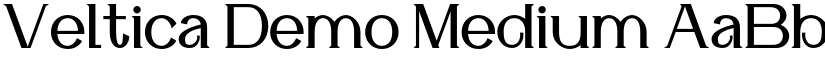 Veltica Demo Medium font