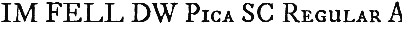 IM FELL DW Pica SC font download