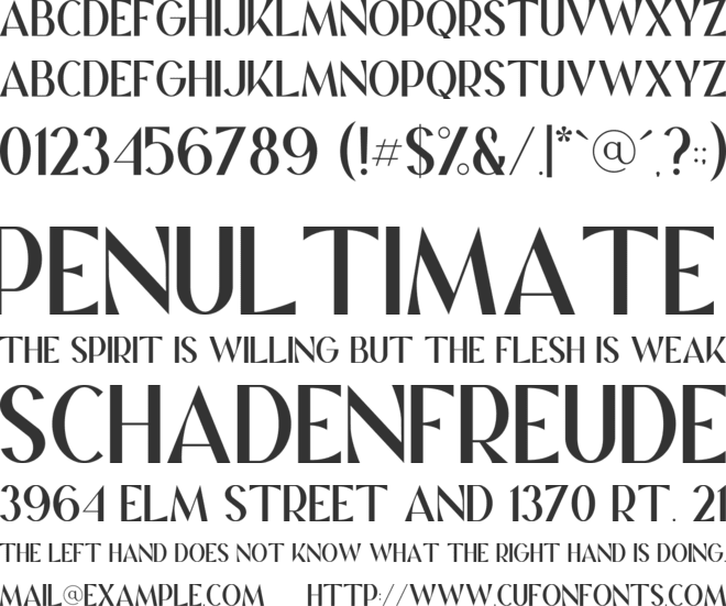 Koma font preview
