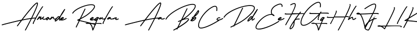 Almonde Regular font