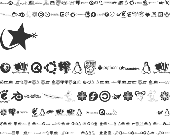 OpenLogos font preview