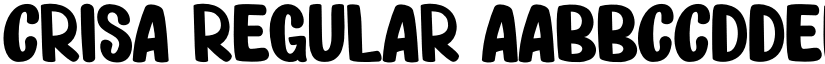 Crisa Regular font