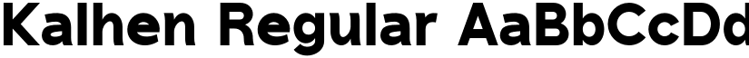 Kalhen Regular font