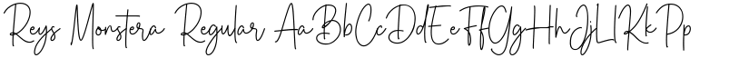Reys Monstera Regular font