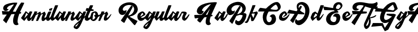 Hamilangton font download