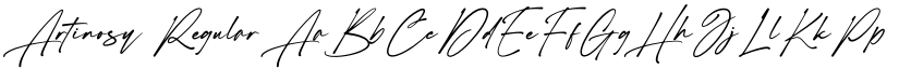 Artinosy Regular font