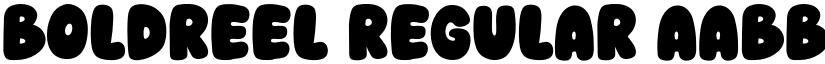Boldreel Regular font