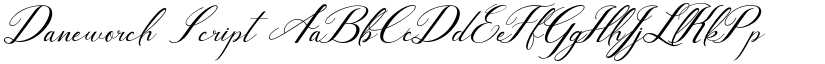 Daneworch Script font