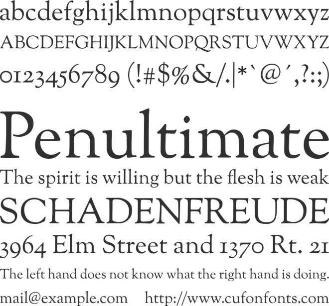Sorts Mill Goudy font preview