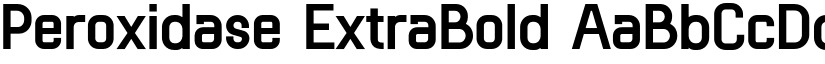 Peroxidase ExtraBold font