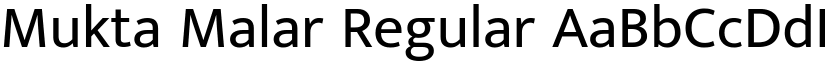 Mukta Malar Regular font