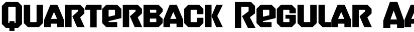 Quarterback Regular font