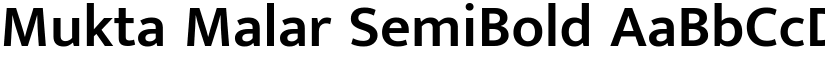 Mukta Malar SemiBold font