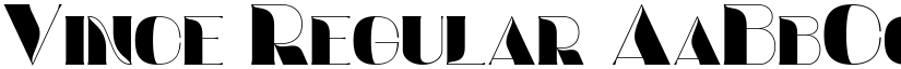 Vince Regular font