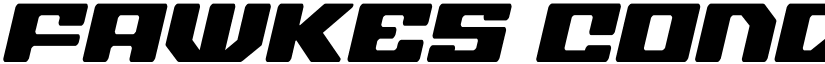 Fawkes Condensed Italic Regular font