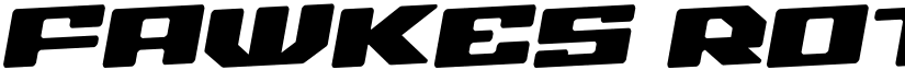 Fawkes Rotalic Regular font