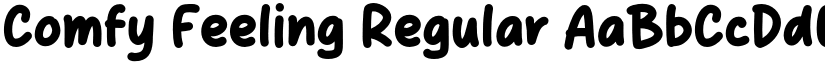 Comfy Feeling Regular font