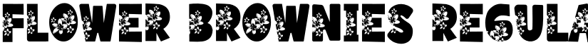 Flower Brownies Regular font