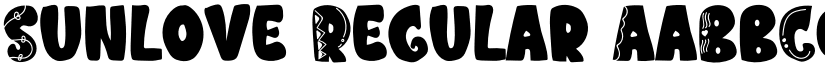 Sunlove Regular font