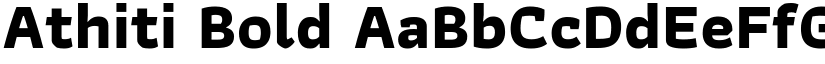 Athiti Bold font