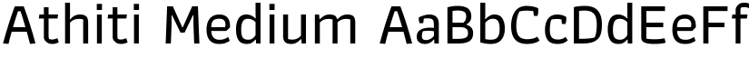 Athiti Medium font
