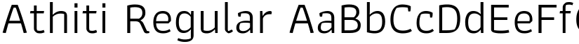 Athiti Regular font