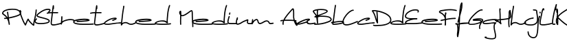 PWStretched Medium font