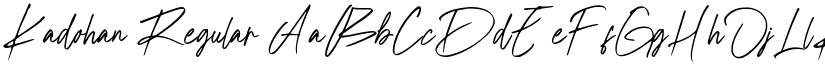 Kadohan Regular font