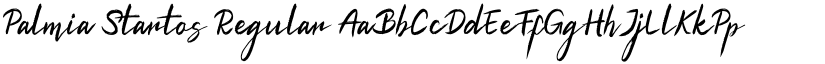 Palmia Startos Regular font