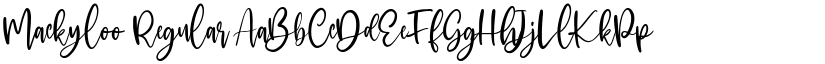 Mackyloo Regular font