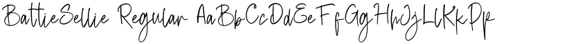 BattieSellie Regular font