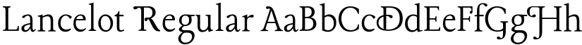 Lancelot Regular font