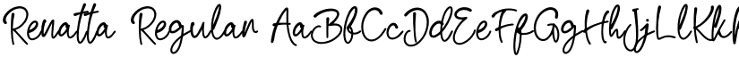 Renatta Regular font