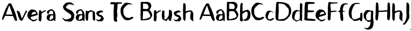 Avera Sans TC Brush font