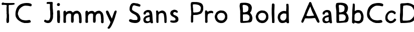 TC Jimmy Sans Pro Bold font