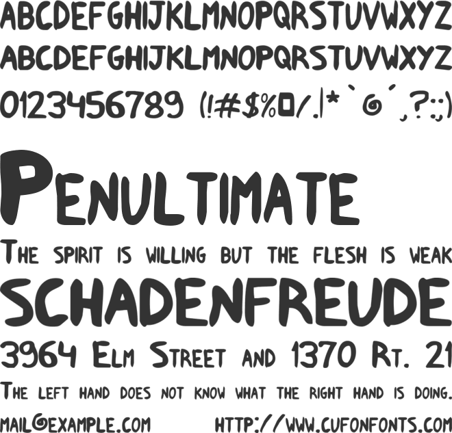 Shark Supah FX font preview