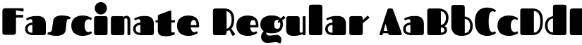 Fascinate Regular font