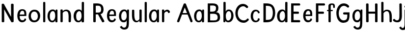 Neoland Regular font
