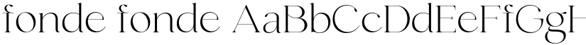 fonde fonde font