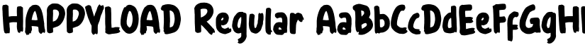 HAPPYLOAD Regular font