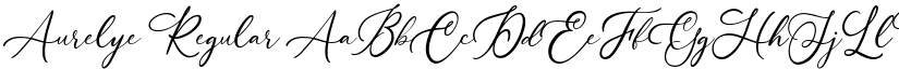 Aurelye Regular font