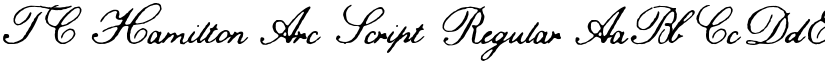 TC Hamilton Arc Script font download