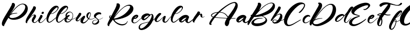 Phillows Regular font