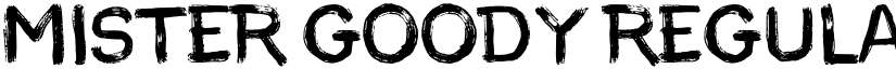 MISTER GOODY Regular font