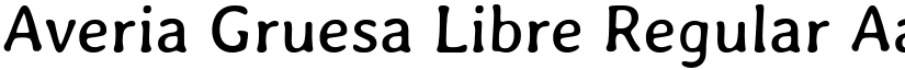 Averia Gruesa Libre Regular font